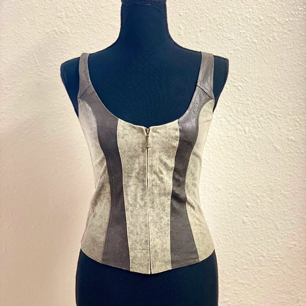 Leather Corset Top